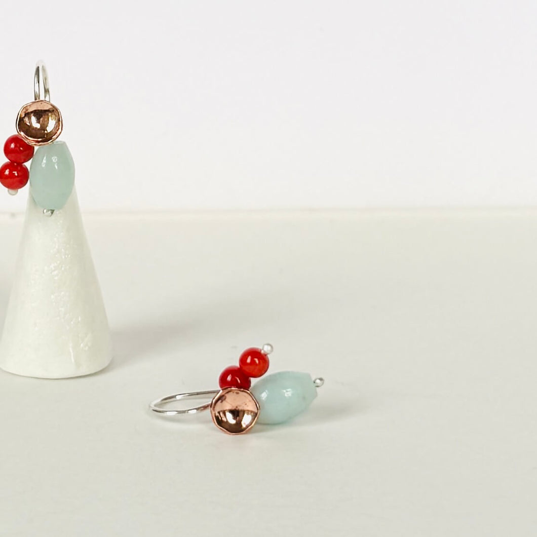 Schaaltjes met Amazoniet